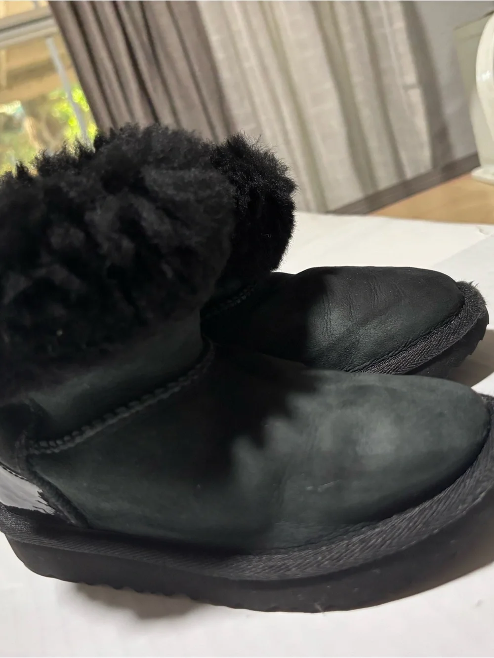 UGG Kids Classic Short Boots in Black